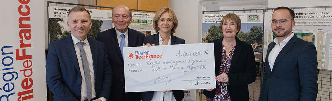 Square René Coty et NECC : le Contrat d’Aménagement Régional officiellement signé par nos élus et Valérie Pécresse