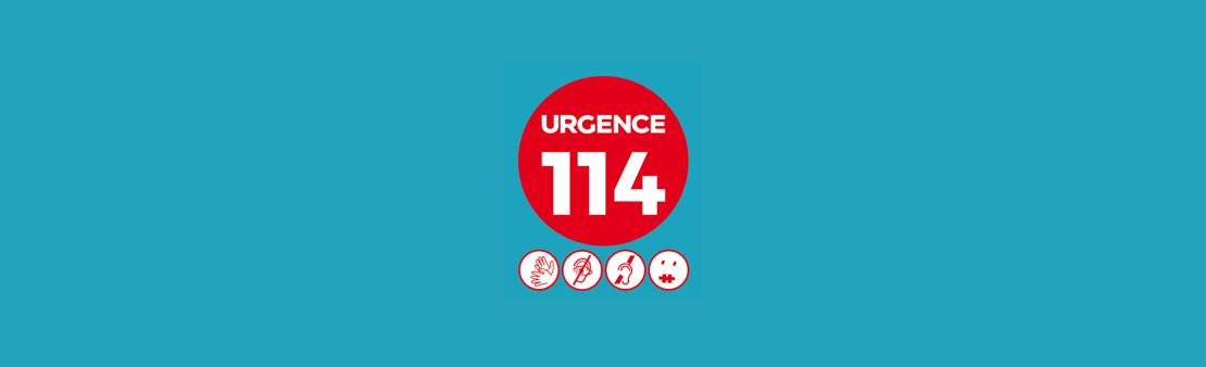 Urgence 114 : le service public gratuit réservé aux personnes sourdes, sourdaveugles, malentendantes et aphasiques, pour toutes les urgences, 24h/24, 7j/7