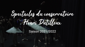 Spectacles du conservatoire Henri Dutilleux – Saison 2021/2022