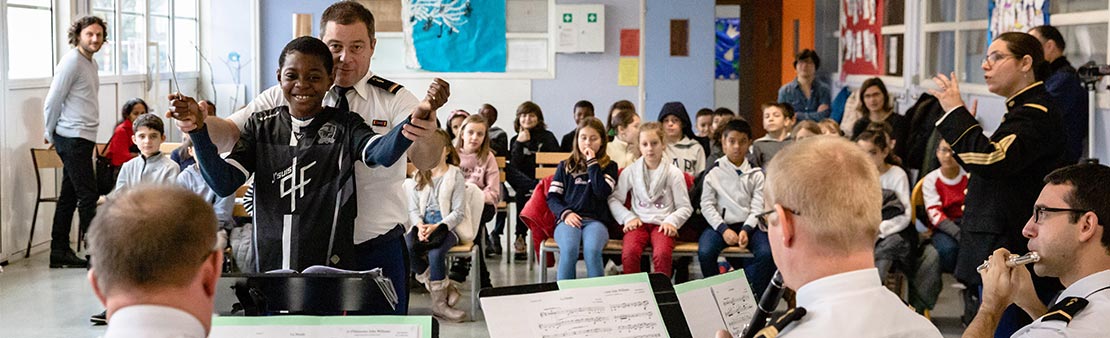 Projet pédagogique : apprendre la musique autrement avec des gendarmes