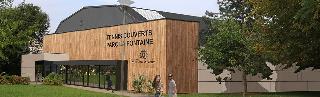 Tennis du Parc La Fontaine : les courts couverts prochainement rénovés