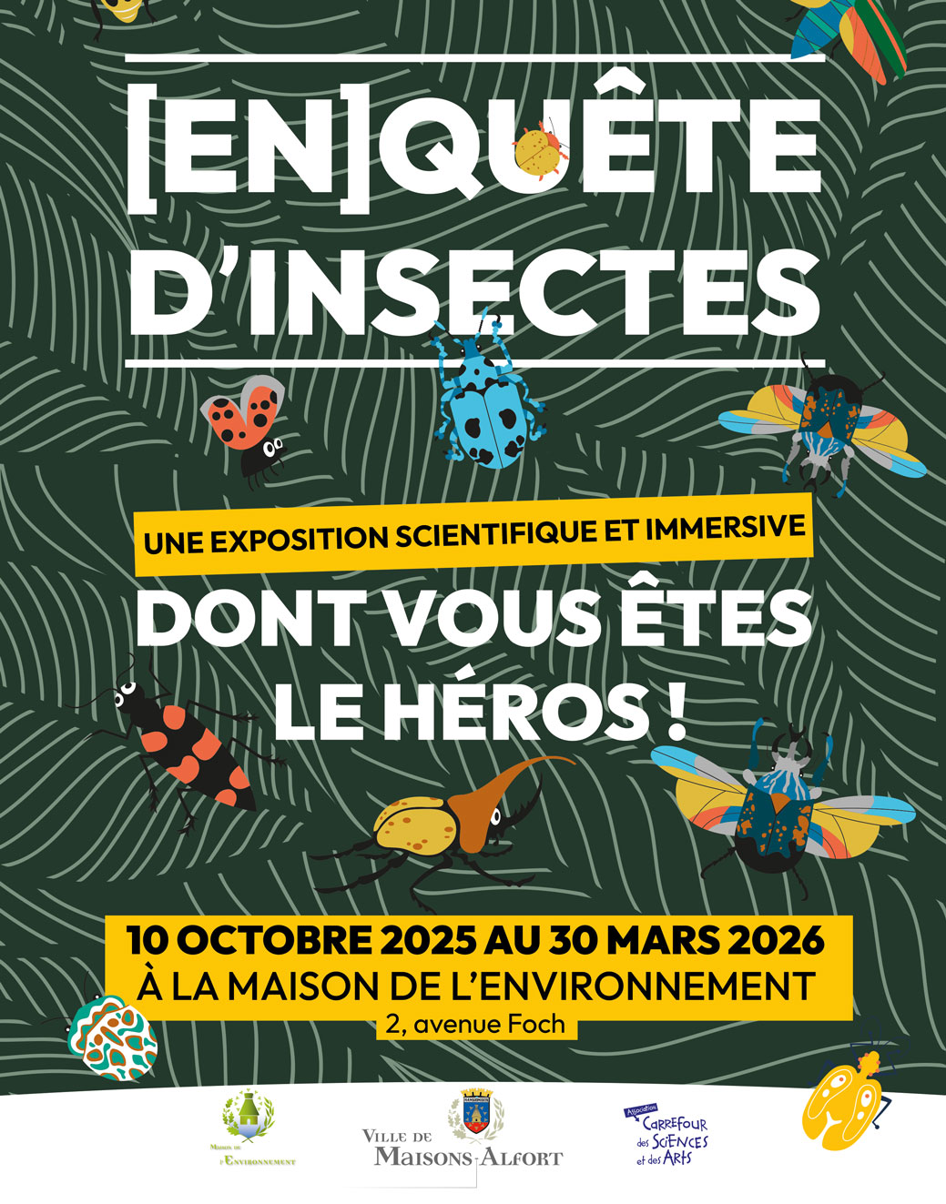 Exposition enquête d’insectes