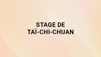 Stage de taï-chi-chuan