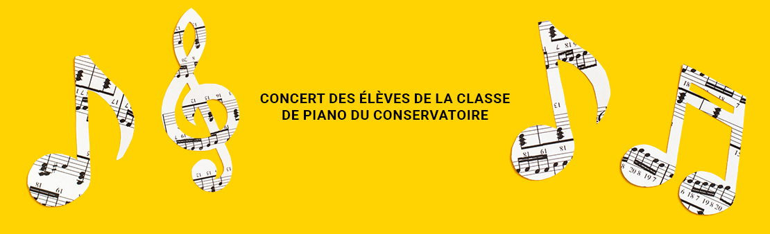 Concert des élèves de la classe de piano du conservatoire