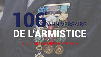 106e anniversaire de l’armistice du 11 novembre 1918