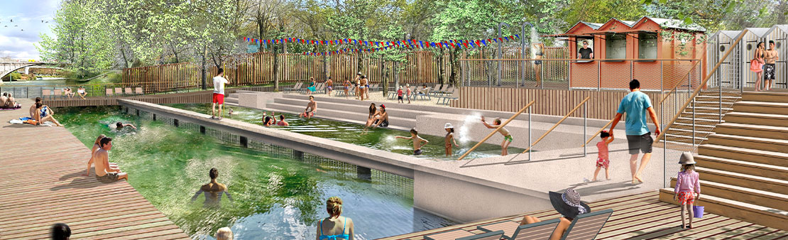 Inauguration officielle de la plage de Maisons-Alfort