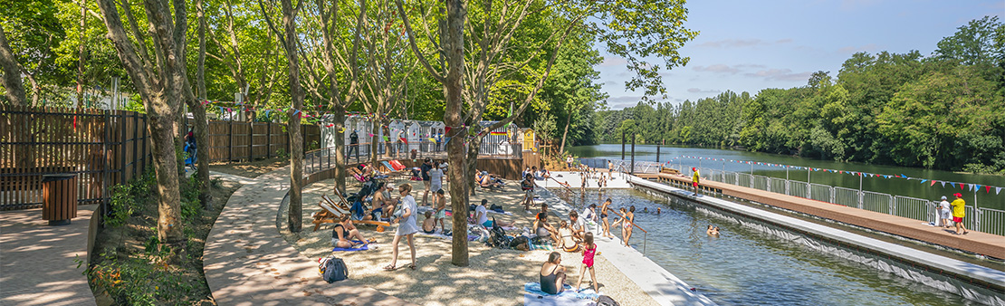 La plage de Maisons-Alfort
