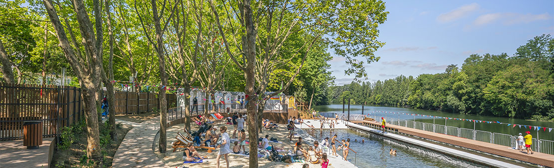 La plage de Maisons-Alfort