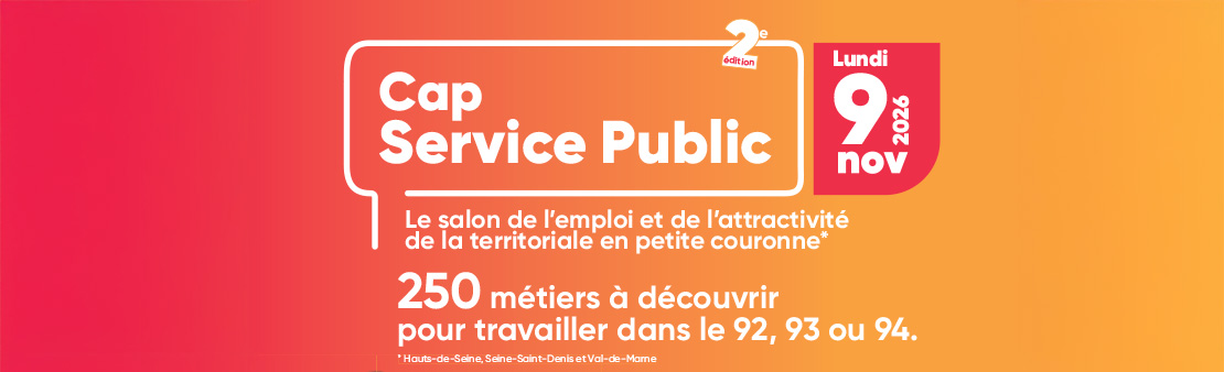 Cap Service Public : rencontrez nos équipes le 9 novembre 2026 !