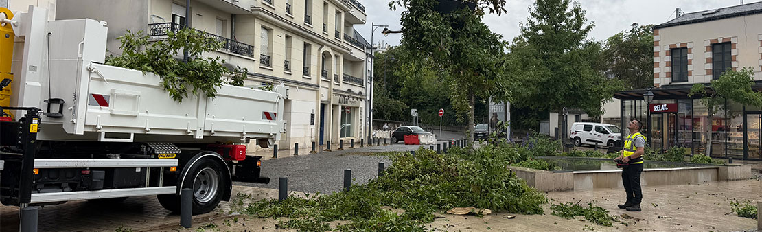Tempête du 27 août : les équipes de la Ville à pied d&rsquo;œuvre